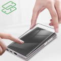 Miniatyrbild 4 av 4: Fodral till Samsung S23 Ultra Flexible Transparent Tempered Glass 9H Black Bigben