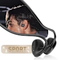 Pikkukuva 3 / 5: Inkax Mustat Bluetooth Ilmakonduktion Kuulokkeet, joissa on Melunvaimennus Svart