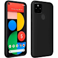 Pikkukuva 1 / 4: Suojakuori - AVIZAR - Google Pixel 5 - Puolijäykkä silikoni - Soft Touch - Musta Svart