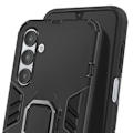 Miniatyrbillede 3 af 5: Coque til Samsung Galaxy A16 med ringe støtte Stødabsorberende Sort Svart