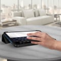 Miniatyrbild 4 av 4: Housse Folio - AVIZAR - Nokia T20 - Ekoklädsel Svart - Video Stöd - Kompatibel med Stylus Svart