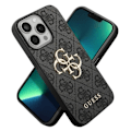 Miniatyrbillede 2 af 5: Coque til iPhone 13 Pro med præcise udskæringer og hævede kanter Guess Sort Svart