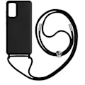 Miniatyrbillede 1 af 5: Samsung Galaxy S20 FE Cover - AVIZAR - Halvstiv - Halsrem 80 cm - Sort Svart