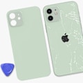 Miniatyrbillede 4 af 4: Udskiftning bagrude - AVIZAR - iPhone 12 - Grøn - Vægt 19g Grön