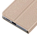 Miniatyrbillede 4 af 5: Etui til Samsung Galaxy M35 - AVIZAR - Låge til kort - Guldunderstøttelse - Semi-rigid - Syntetisk Gul
