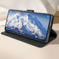 Miniatyrbillede 3 af 5: Etui til Oppo Reno 10 og 10 Pro Flip Wallet Video Support Håndledsrem Sort Svart