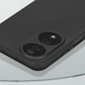 Miniatyrbillede 3 af 6: Taske til Honor 90 Smart - AVIZAR - Halvstiv silikone - Soft-touch finish - Håndledsrem inkluderet - Sort Svart