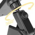 Pikkukuva 3 / 5: Autoteline - AVIZAR - Vennus - Imukuppikiinnitys - 360° kääntyvä - Yhteensopiva älypuhelimien/tablettien kanssa Svart