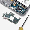 Miniatyrbillede 4 af 4: USB-C opladningsstik til Samsung Galaxy S23 FE med Micro Samsung Sort Svart