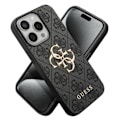 Miniatyrbillede 2 af 5: Coque til iPhone 15 Pro Præcise Udsparinger og Hævede Kanter Guess Sort