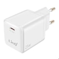 Miniatyrbillede 1 af 5: USB-C Power Delivery 25W Hurtig Oplader Kompakt LinQ Hvid Vit