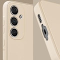 Pikkukuva 4 / 6: Suojakuori Samsung Galaxy A55 Soft Touch Matte Joustava Silikoni Beige Gul