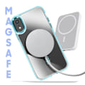 Miniatyrbild 3 av 6: MagSafe-skal för iPhone XR Bakglas Färg Blå Blå