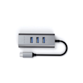 Miniatyrbillede 4 af 6: USB Hub - Satechi - USB-C 4 i 1 - Siderisk Grå - 3 USB-porte - RJ45 Ethernet-port
