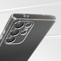 Miniatyrbillede 3 af 6: Etui til Samsung Galaxy S24 Ultra Camera Protected Silicone Thin Transparent Transparent