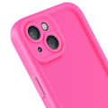 Miniatyrbillede 3 af 5: Coque til iPhone 15 Silikone Soft Touch Hævede Kanter Fuchsia Rosa