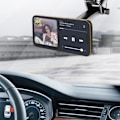 Pikkukuva 3 / 5: Magsafe iPhone Autoteline Pikalataus 15W Swissten Suction Cup Mount Musta