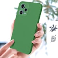 Pikkukuva 4 / 5: Kotelo Xiaomi Redmi Note 12 Pro 5G Silikoni Puolijäykkä Soft-touch Vihreä Grön