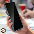 Miniatyrbillede 4 af 4: Xiaomi Mi Note 10/Note 10 Pro Anti-Spy hærdet glas transparent film sort Svart