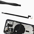 Miniatyrbillede 4 af 4: Netværksantennekabel - AVIZAR - iPhone 12 og 12 Pro - Sort - Erstatter defekt kabel - Uafbrudt netværk Svart