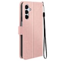Miniatyrbillede 1 af 5: Taske til Samsung A25 5G - MAYAXESS - Pungholderfunktion - Pink - Syntetisk - Flap Rosa