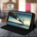 Miniatyrbillede 4 af 4: Housse - AVIZAR - Moto G7 Play - Øko-læder - Støttefunktion - Sort Svart