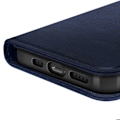 Miniatyrbillede 4 af 5: Étui til iPhone 16e Klap Portefeuille og Video Stativ Blå Nat Blå