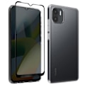 Pikkukuva 2 / 4: Kotelo Redmi A1 Soft Transparent Tempered Glass 9H Black Bigbenille