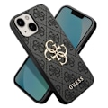 Miniatyrbillede 2 af 5: Coque til iPhone 13 Mini Præcise Udsparinger og Opadvendte Kanter Guess Sort Svart