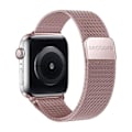 Miniatyrbild 1 av 2: Armband för Apple Watch 38 / 40 / 41 / 42 mm i Milanese mesh Milan Traction Decoded Rose Rosa