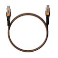 Miniatyrbillede 4 af 6: USB-C 3.2 20Gbps Opladnings- og Overførselskabel 240 i Flettet Nylon 0.75m UAG Sort Orange