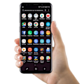 Miniatyrbild 4 av 4: Komplett block Samsung Galaxy S9 Plus LCD-skärm Touchglas Original Grå Grå