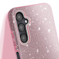 Miniatyrbillede 4 af 5: Glitteret Etui til Samsung Galaxy A05S Stødabsorberende Funklende Pink Rosa