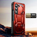 Miniatyrbillede 3 af 5: Carbon Case til Samsung Z Fold 6 - I-BLASON - Stødsikker Fuld beskyttelse - Rød Röd