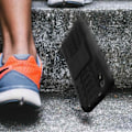 Miniatyrbild 4 av 4: Coque - AVIZAR - Xiaomi Redmi 7A - Bi-materiel - Styv - Inbyggd ställning Svart
