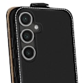 Miniatyrbillede 3 af 5: Husklap Vertikal til Samsung Galaxy S24 FE Kortholder Sort Svart