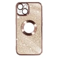 Miniatyrbild 1 av 4: Fodral för iPhone 14 Plus i rosa guld glitter