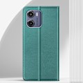 Miniatyrbillede 4 af 5: Etui til Motorola Moto E15 / G05 Klaps Wallet Magnetisk Støtte Grøn Grön