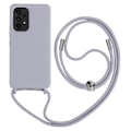 Pikkukuva 1 / 5: Kotelo - ILMOITUS - Samsung Galaxy A52/A52s - Puolijäykkä - Nylon-naru 80cm - Violetin värinen Lila