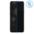 Pikkukuva 4 / 4: Kalvo Samsung Galaxy S9 Joustava Naarmuuntumaton Latex Näytönsuoja Läpinäkyvä