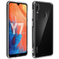 Pikkukuva 1 / 4: Coque - MOCCA - Huawei Y7 2019 - Kova Suoja - Iskunkestävä - Läpinäkyvä Valkoinen Transparent, vit