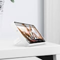Miniatyrbillede 3 af 4: Samsung S22 Plus Case Kickstand Support Originalt beskyttende stående cover Hvid