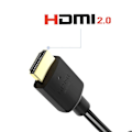 Pikkukuva 4 / 5: HDMI 2.0 -kaapeli 4K 60Hz TV:lle, kullattuja liittimiä, 1m, Swissten, musta