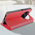Pikkukuva 3 / 5: Kotelo Xiaomi Redmi 14C Flip Card Holder ja Video Support Red Röd