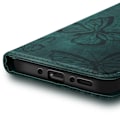 Miniatyrbillede 5 af 5: Butterfly Etui til Samsung Galaxy A26 Pung og Video Stand Grøn fyrretræ Grön