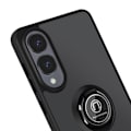 Miniatyrbild 4 av 5: Coque för Samsung Galaxy S25 Edge Magneisk Ring Transparent Svart Svart