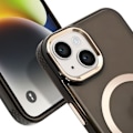 Pikkukuva 4 / 5: Coque pour iPhone 14 Plus MagSafe Gold Outline Guess Noir Transparent