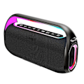 Miniatyrbillede 2 af 6: Bluetooth-højttaler med mikrofon, bærbar, 13 timers driftstid, Swissten, sort Svart