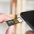 Miniatyrbillede 1 af 4: Udskiftning til SIM-kortbakke - Samsung Galaxy A32 - Sort - 2 nano SIM-slots og 1 micro-SD-slot Svart