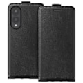 Miniatyrbillede 2 af 5: Housse Clapet Vertical til Samsung Galaxy S25 Edge Med Kortlomme Sort Svart